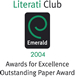 Go to Emerald Publishing to See Details of This Award